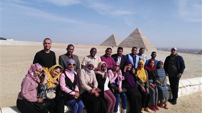 جولة سياحية للإعلاميين السودانيين بأهرامات الجيزة