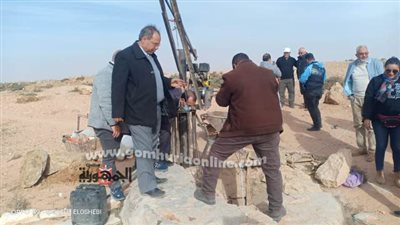 بحوث الصحراء يكثف جهوده لحصاد مياه الأمطار بصحراء مطروح
