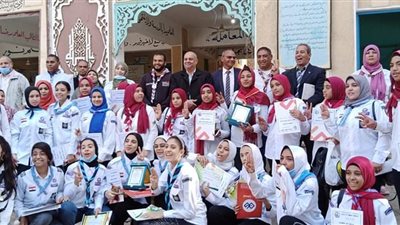 ادارة تعليم قوص تفوز بالمركز الأول والثاني علي مستوى الجمهورية بمسابقة مرشدات الكشافة وترشيد المياة