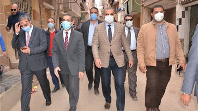 محافظ الغربية: الانتهاء من تطوير ٧ مناطق عشوائية بطنطا والمحلة فى مارس-صور