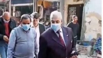 بلاط الإنترلوك يغزو شوارع بلبيس لرفع الحالة الجمالية للمدينة.. صور