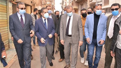 محافظ الغربية: نقلة حضارية في تطوير المناطق العشوائية بالمحلة-صور