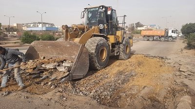 أجهزة 4 مدن جديدة تواصل شن حملات رفع الإشغالات وضبط المخالفات...صور