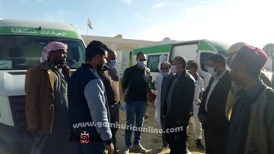 رئيس مركز ومدينة سيوة يزور جارة ام الصغير اصغر واحات مصر