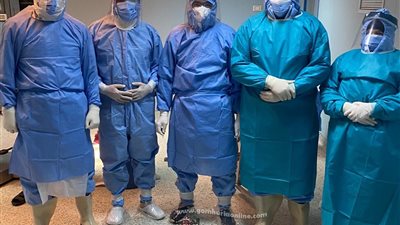 نجاح جراحة طارئة لمريض كورونا بمستشفى كفر الشيخ العام