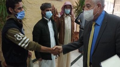 فوده يسلم ٦٠ منزل بدوي لمستحقيه بقرية الوادي