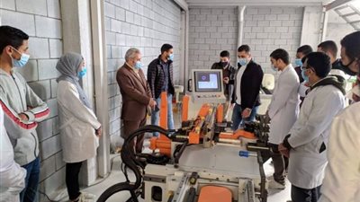 ورشة تدريبية لطلاب جامعة بنى سويف التكنولوجية.. بالصور