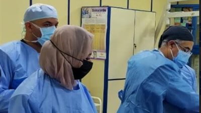 إجراء ٥ حالات قسطرة قلبية بمستشفي الزقازيق العام