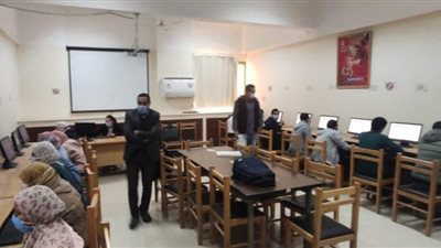 ١٤٥ طالب وطالبة بكلية الطب البيطري يؤدون امتحانات العملي إلكترونياً