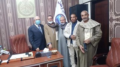 أمين مستقبل وطن أسيوط يلتقي عمدة ومشايخ قرية بني طالب مركز الفتح