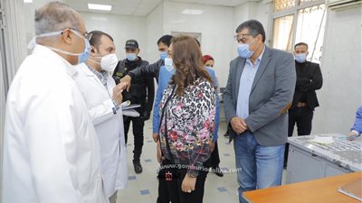 زيارة مفاجئة لمستشفى الصدر بدمياط لمتابعة سلامة خزان الأكسجين واتباع أقصى درجات الأمان مع أزمة كورونا