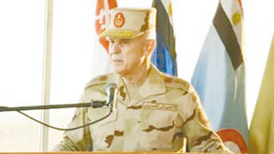 رئيس الأركان يشهد المرحلة الرئيسية لمشروع 