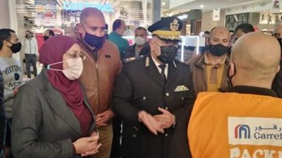 نائب محافظ القاهرة تفاجئ كارفور المعادى وسيتى سنتر ..صور