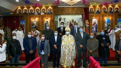 محمد سليمان وقيادات مستقبل وطن بدر يهنئون الأخوة المسيحيين بعيد الميلاد المجيد.. بالصور
