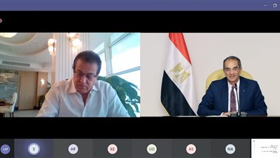 وزيرا التعليم العالى والاتصالات يتابعان تنفيذ منظومة الامتحانات الإلكترونية