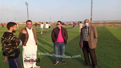 مدير عام الشباب والرياضة بمطروح يتفقد المنشأت الرياضية ببراني