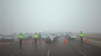 غلق طرق الاسكندرية والضبعة ودمياط والعلمين بسبب الشبورة الكثيفة