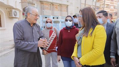 محافظ دمياط :خطة متكاملة لرصف الشوارع ورفع الإشغالات.صور