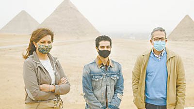 وزيرا السياحة والهجرة.. يرحبان بمينا مسعود سفير مبادرة 