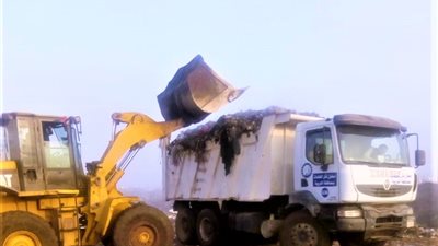 نقل ١٦١٩ طن من المخلفات خلال خمسة ايام بالغربية-صور