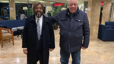 فهيم يستقبل رئيس الأكاديمية الدوليه لبناء الأجسام بالإمارات