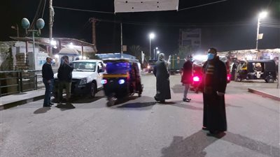 ضبط 20 شخصا بدون كمامات بإسنا جنوب الأقصر