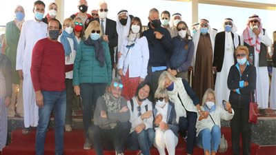 فودة يشهد ختام مهرجان الهجن المقام احتفالاً بالذكرى الأولى لافتتاح المضمار.. بالصور
