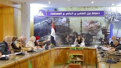 محافظ دمياط تناقش آليات اعتماد الاحوزة العمرانية للعزب والتجمعات والكتل السكانية