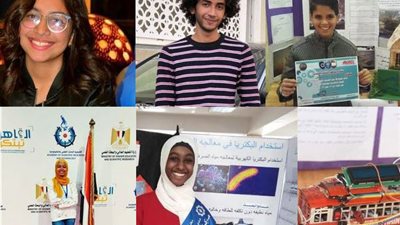 صور مضيئة..علماء المستقبل بجامعة الطفل ..مشروعات بجوائز علمية