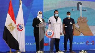 بأول صيدلانية وطبيب وممرض مستشفى أبوخليفة بالإسماعيلية ترسم خريطة القضاء على كورونا في مصر.صور