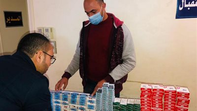 ضبط ٢١٥٥ مخالفة دوائية بمعمل خاص بأولاد صقر