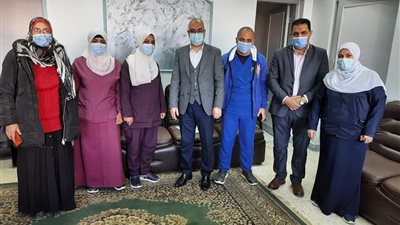 تكريم أوائل التمريض بالمستشفي الجامعي ببنى سويف
