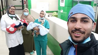 أول عملية قيصرية لحامل فى توأم بمستشفى إسنا تحت منظومة التأمين الصحى بالأقصر
