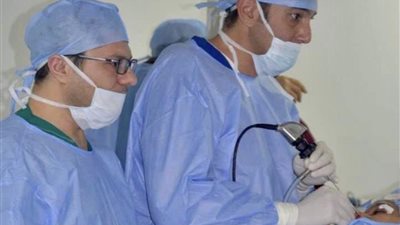 استئصال ورم بالمنظار من جمجمة طفل في مستشفى طنطا الجامعى