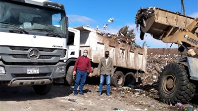 رفع 125 طن قمامة وناتج تطهير بشطانوف فى المنوفية
