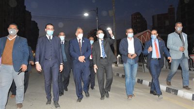 نواب الغربية والمحافظ يتفقدون تطوير ميادين المحطة والبدوي وكورنيش طنطا-صور