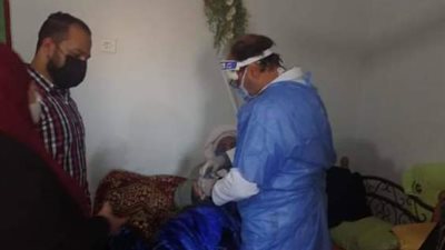 صحة البحر الأحمر تتابع حالات العزل المنزلي لمصابى فيروس كورونا .صور
