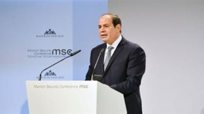 صفحة الرئيس بالفيسبوك تلقى الضوء على ابرز تصريحاته بمؤتمر ميونخ