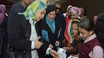 قافلة تنموية شاملة لبنات عين شمس بحى عين شمس