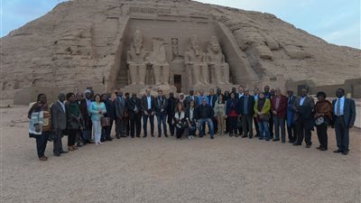 وزارة السياحة تختتم اليوم زيارة السفراء والدبلوماسين الأفارقة لابو سمبل