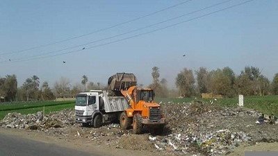 حملة نظافه مجمعه بمدينة ببا