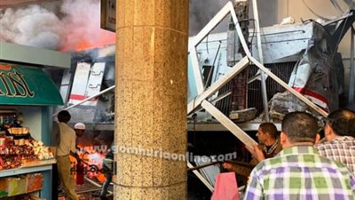 شاهد لحظة حريق تنك قطار بمحطة القاهرة بالفيديو
