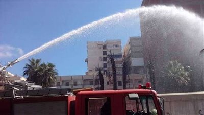 السيطرة علي حريق بمحطة رفع المياه بشرق المنصورة