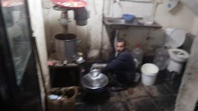 اغلاق مطعم بالجيزه لطهي مأكولاته داخل دورة مياه
