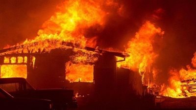اصابة 6 فى حريق بشركة مصر للغزل والنسيج بكفر الدوار
