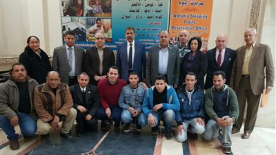 الوطنية لخدمات عربات النوم تكرم5 عاملين لبطولتهم فى حريق محطة مصر