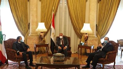 وزير الخارجية ورئيس المخابرات العامة يلتقيان رئيس الوزراء اللبناني المُكلف