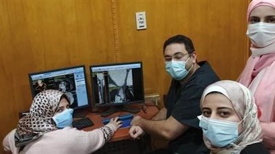 بدء تشغيل أول جهاز أشعة مقطعية للشرايين التاجية والأوعية الدموية بمستشفى بنها الجامعى