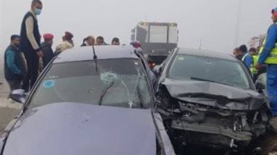 مصرع عروسان قبل زفافهما بـ 24 ساعة و 9 آخرين فى حادث بالمنيا