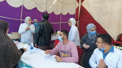 جامعة الزقازيق توجه قافلة طبية إلي قرية المحمودية بمركز ههيا.